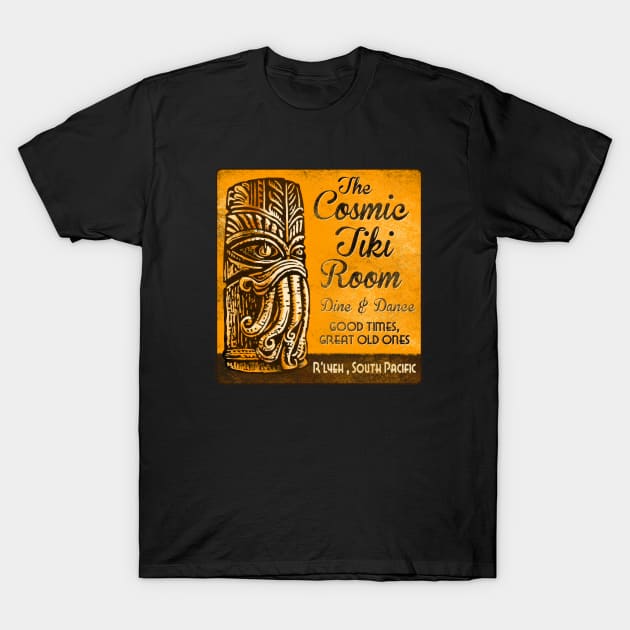 Cosmic Tiki T-Shirt by ChetArt